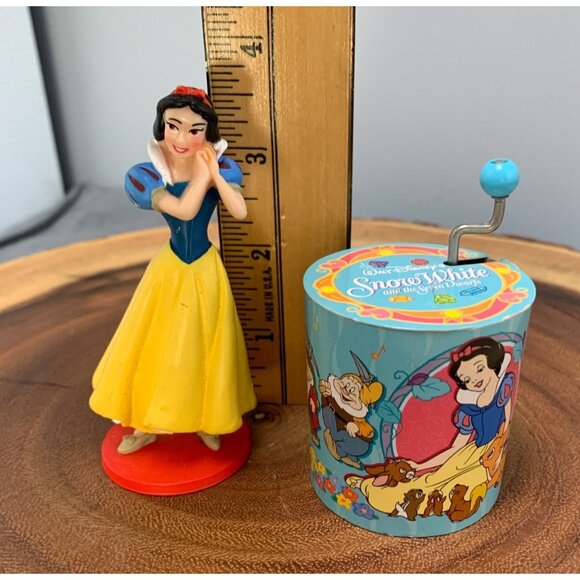 Disney Snow White & The Seven Dwarfs Music Box with Figurine Set Tokyo Disneylan - Picture 7 of 9